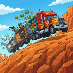 Hill Cargo Trucker: Arazi simgesi
