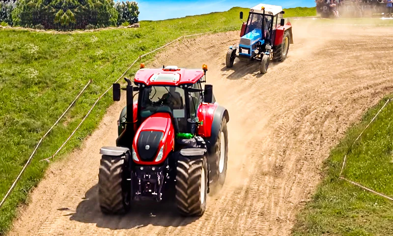 Tractor Trolley Driving Cargo screenshot