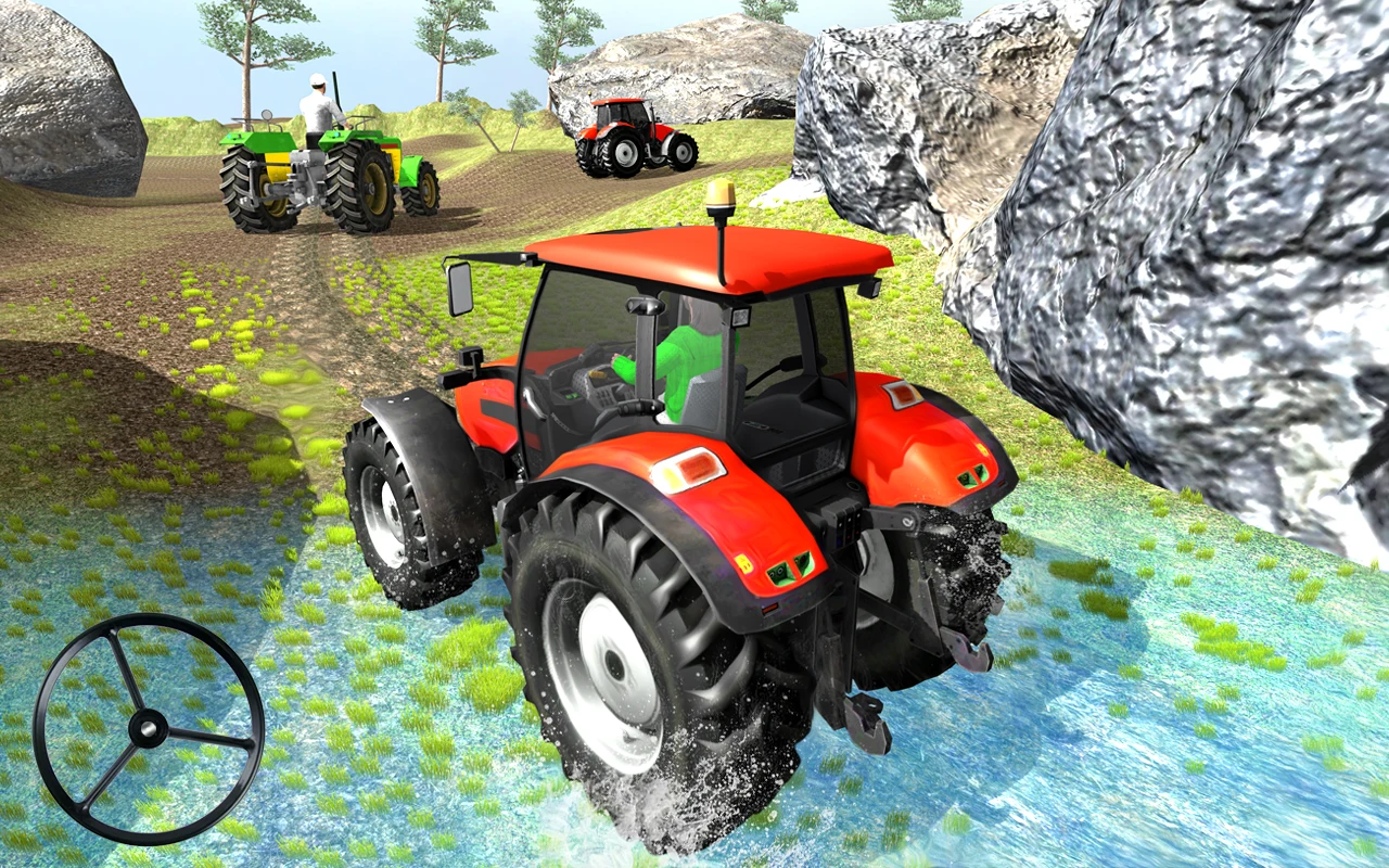Tractor Trolley Driving Cargo screenshot